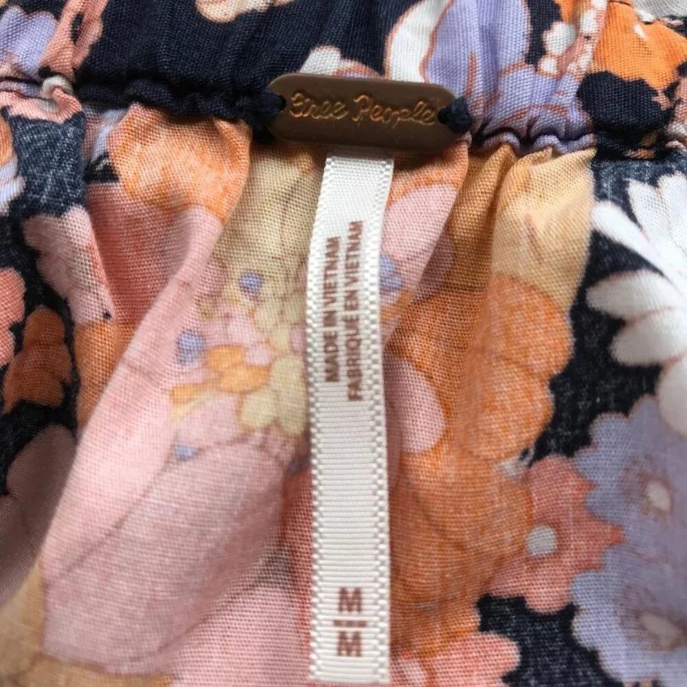 Free People Park Slope Floral Cotton Maxi Dress. OVERSIZED** US M - Picture 9 of 10